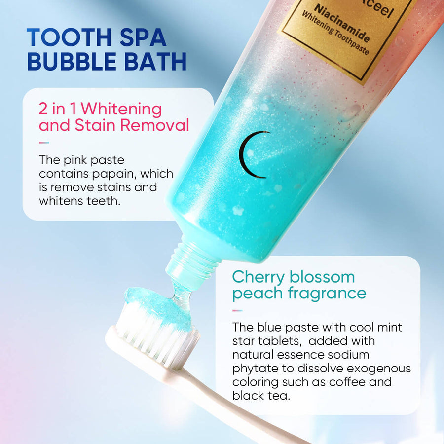 BodyAceel Niacinamide Whitening Toothpaste 100g/2 Box