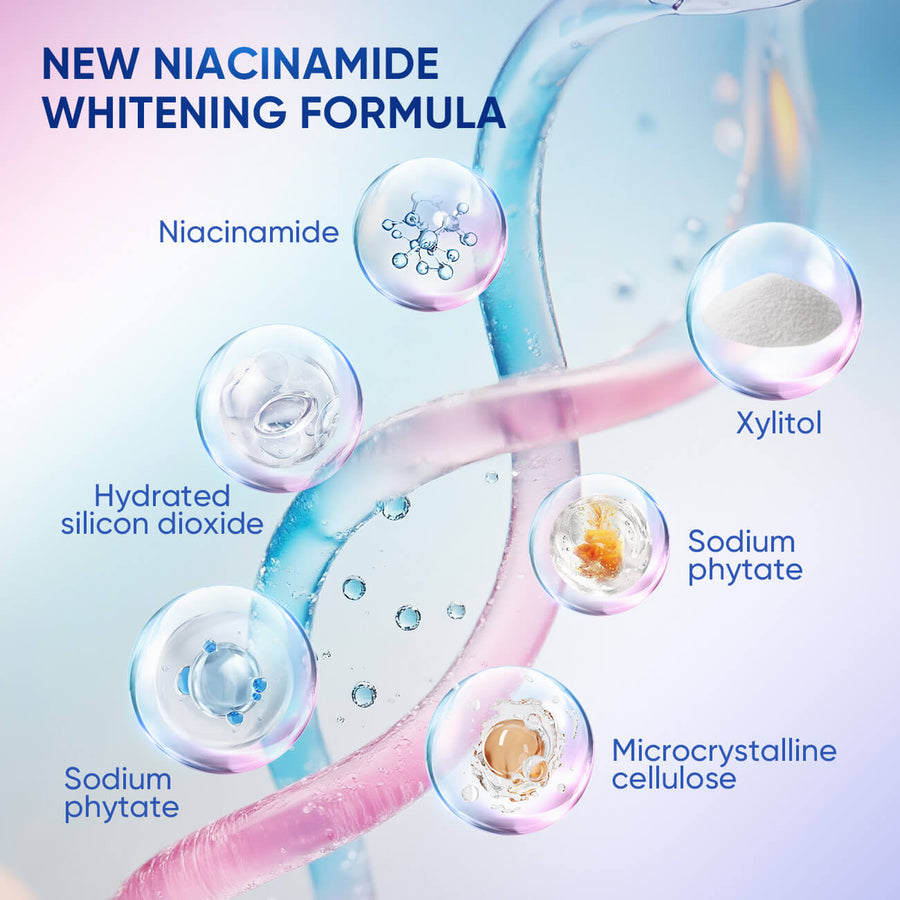 BodyAceel Niacinamide Whitening Toothpaste 100g/2 Box